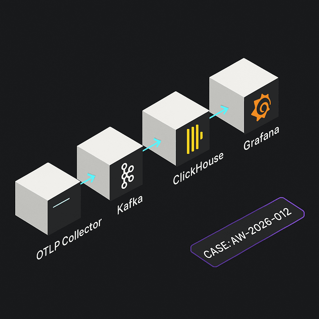 Shipping a Real-Time Telemetry Pipeline for AI Agents with OpenTelemetry, Kafka, ClickHouse, and Grafana
