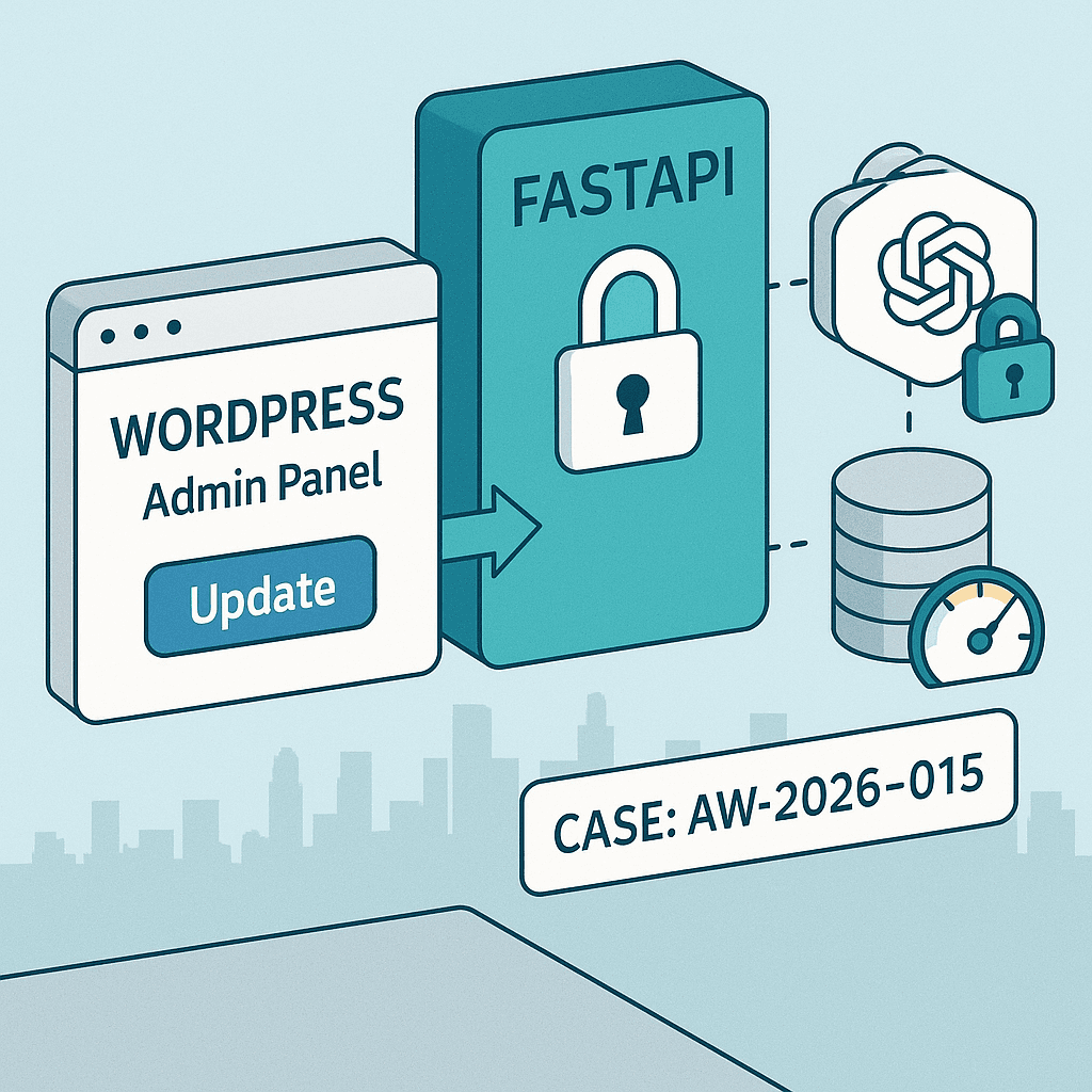 Build a Production AI Summary Service for WordPress with FastAPI (Secure, Rate‑Limited)