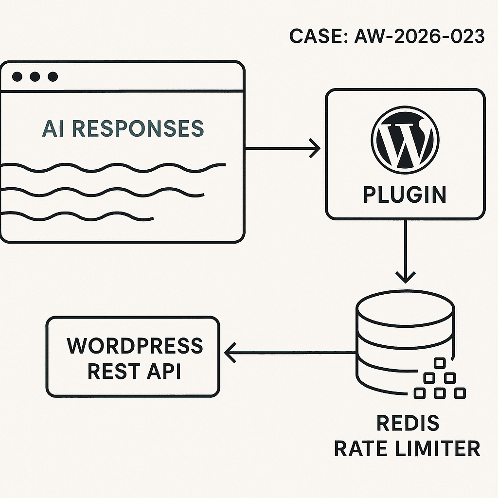 Production-Ready Streaming AI Chat in WordPress: REST Endpoint, Nonces, and Redis Rate Limits
